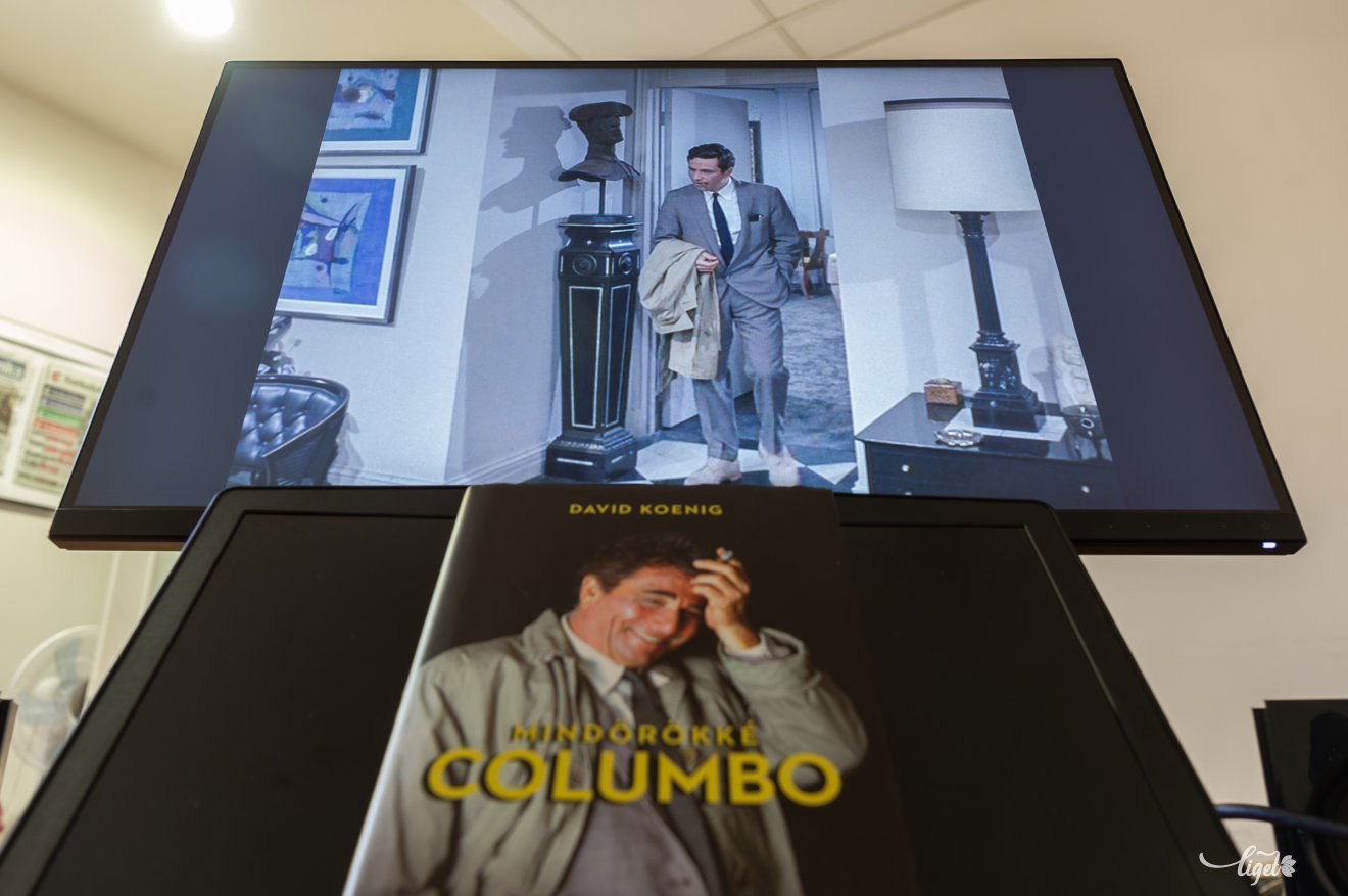 1968. február 20., A recept: gyilkosság. Ez az első pillanat, amikor Peter Falk Columbo hadnagy szerepében megjelenik &bullet;  Fotó: Pinti Attila