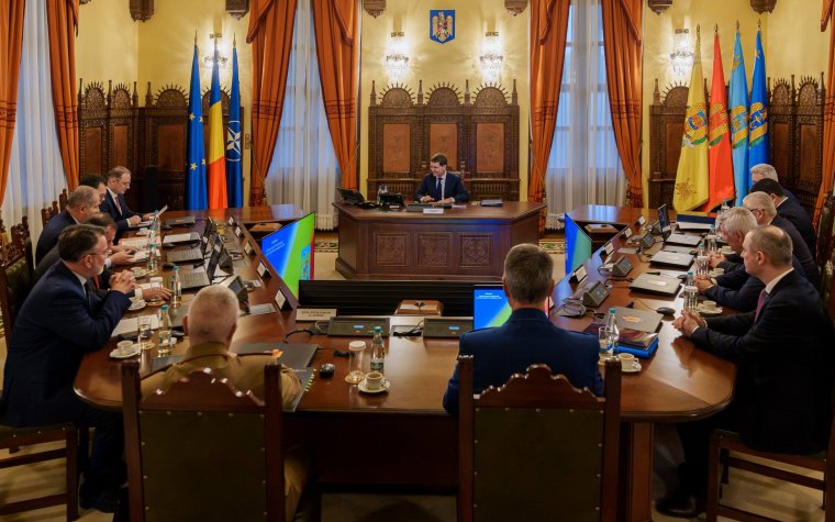 Máris részt vett Románia új miniszterelnöke a Legfelsőbb Védelmi Tanács ülésén