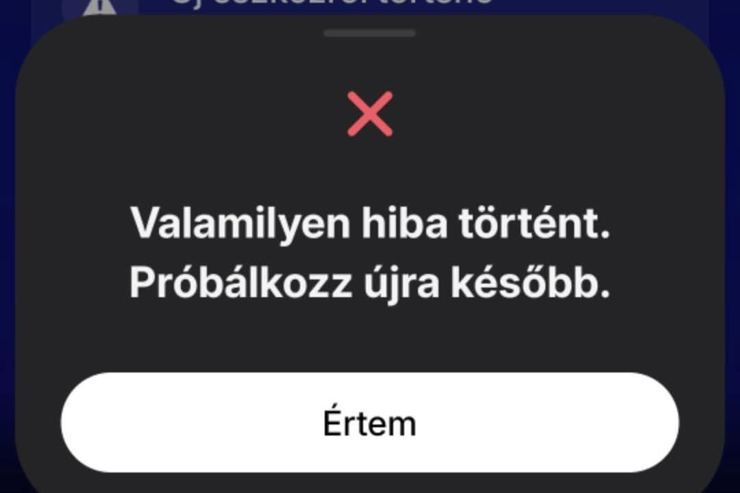 A Revolut alkalmazás indításakor felugrik egy hibaüzenet a telefonokon. &bullet;  Fotó: Székelyhon