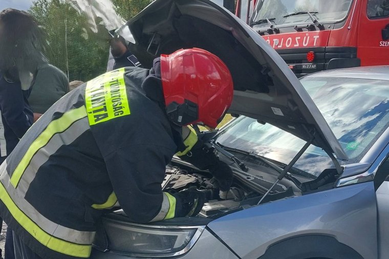 Két autó ütközött a Csíkszereda és Szentegyháza közötti úton