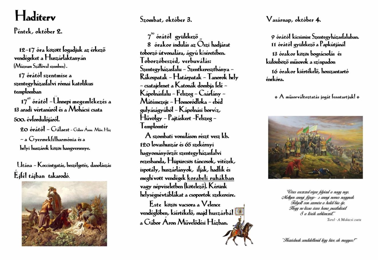 &bullet;  Fotó: Szentegyházi Huszárok/Facebook