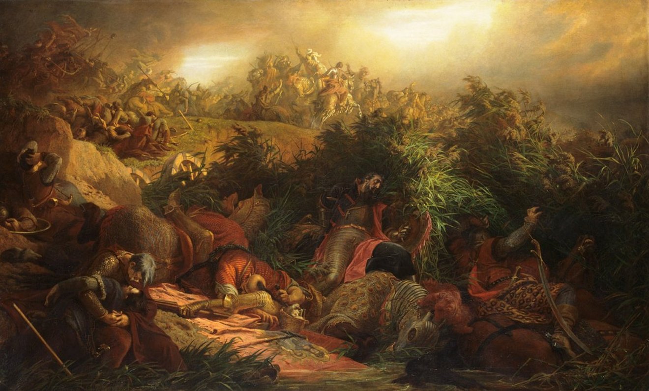 Székely Bertalan: Mohácsi csata (1862)