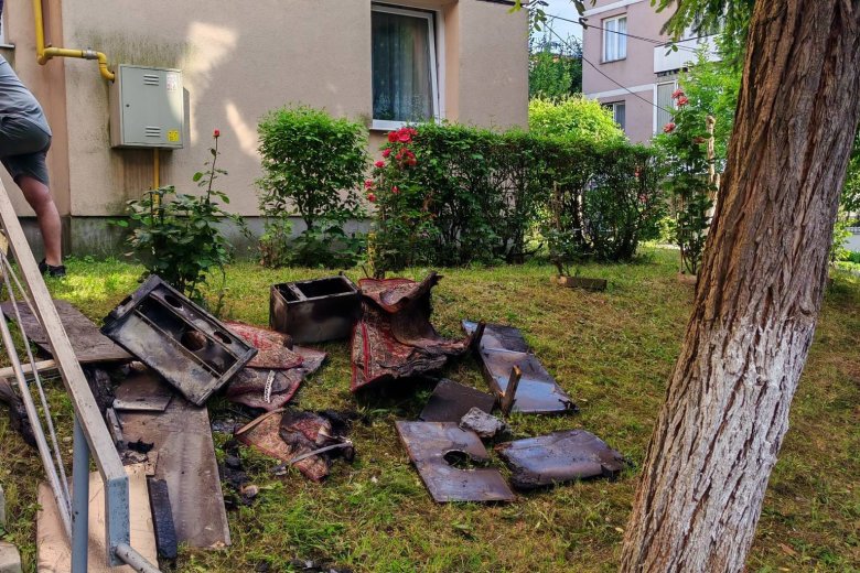 Egy tömbházlakás konyhájában csaptak fel a lángok Székelyudvarhelyen