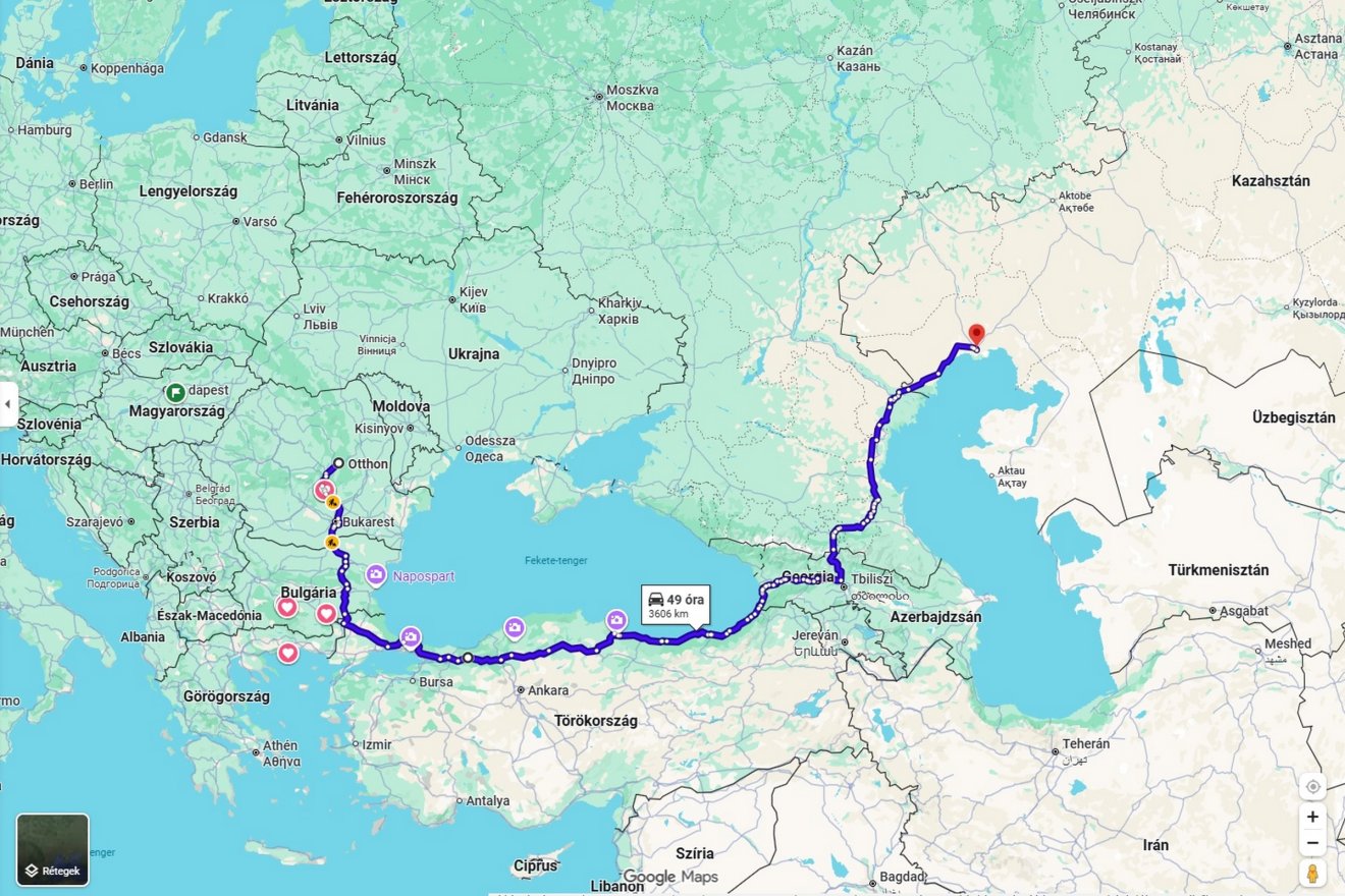 Eddig közel 3600 kilométert tettek meg
