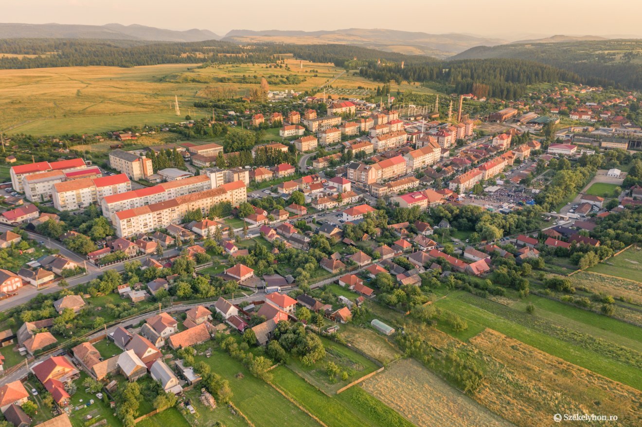 Szentegyháza központi részén tartják idén a városnapokat, ami útlezárással is jár &bullet;  Fotó: Pinti Attila