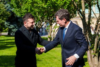Volodomir Zelenszkijjel tárgyalt Nicușor Dan