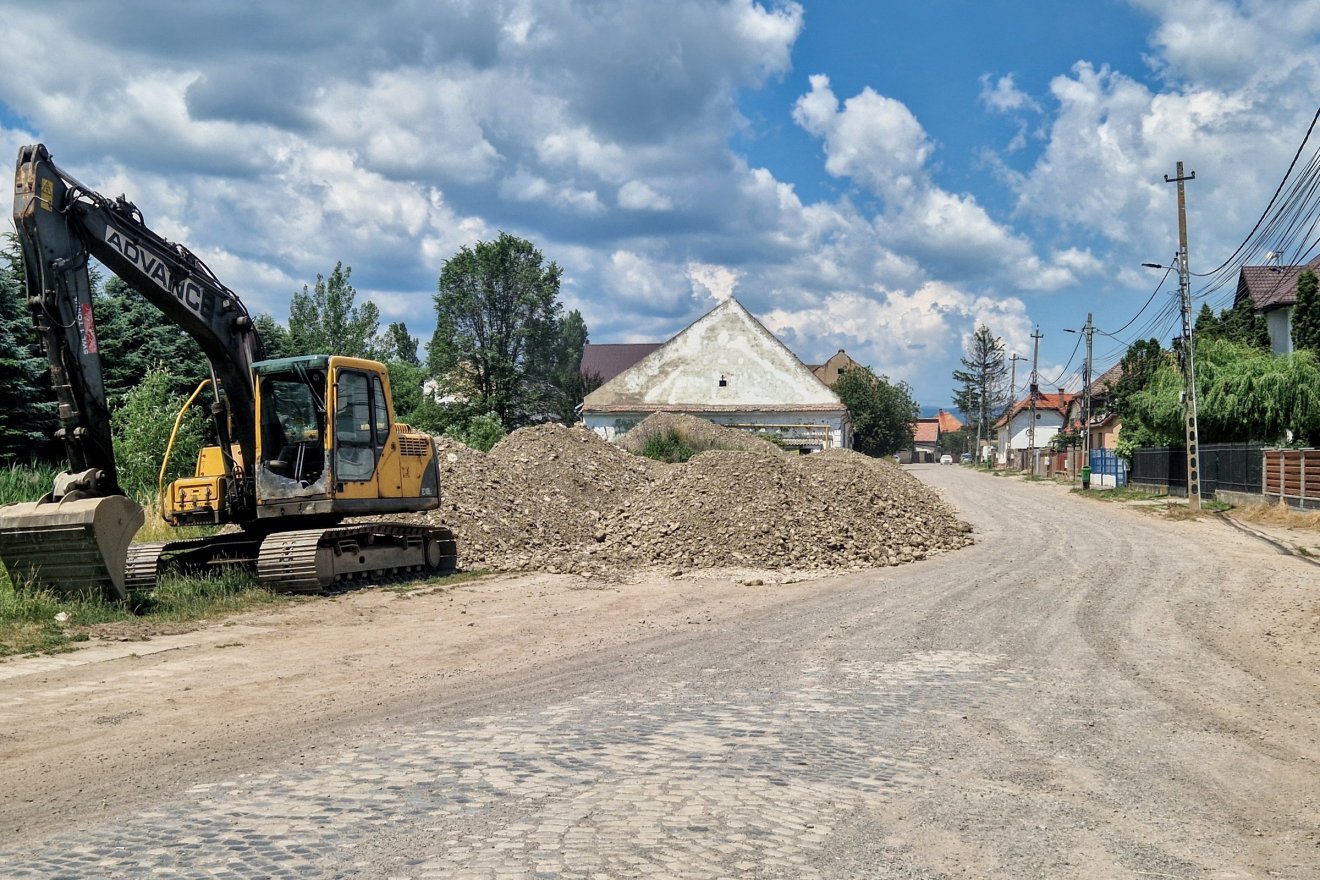 A Kanta utcában minden elő van készítve a felújítási munkálatokhoz. Hétfőn elkezdik