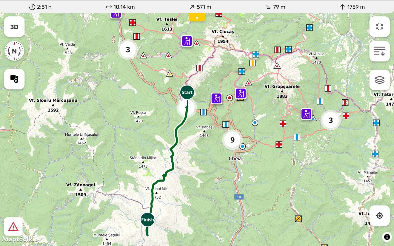 Az ajánlott túra kb. 20 km oda-vissza