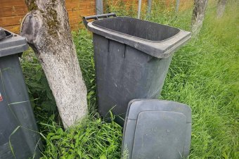 Eladásra kínálja hulladékgyűjtő edényeit a piacról kivonuló szolgáltató