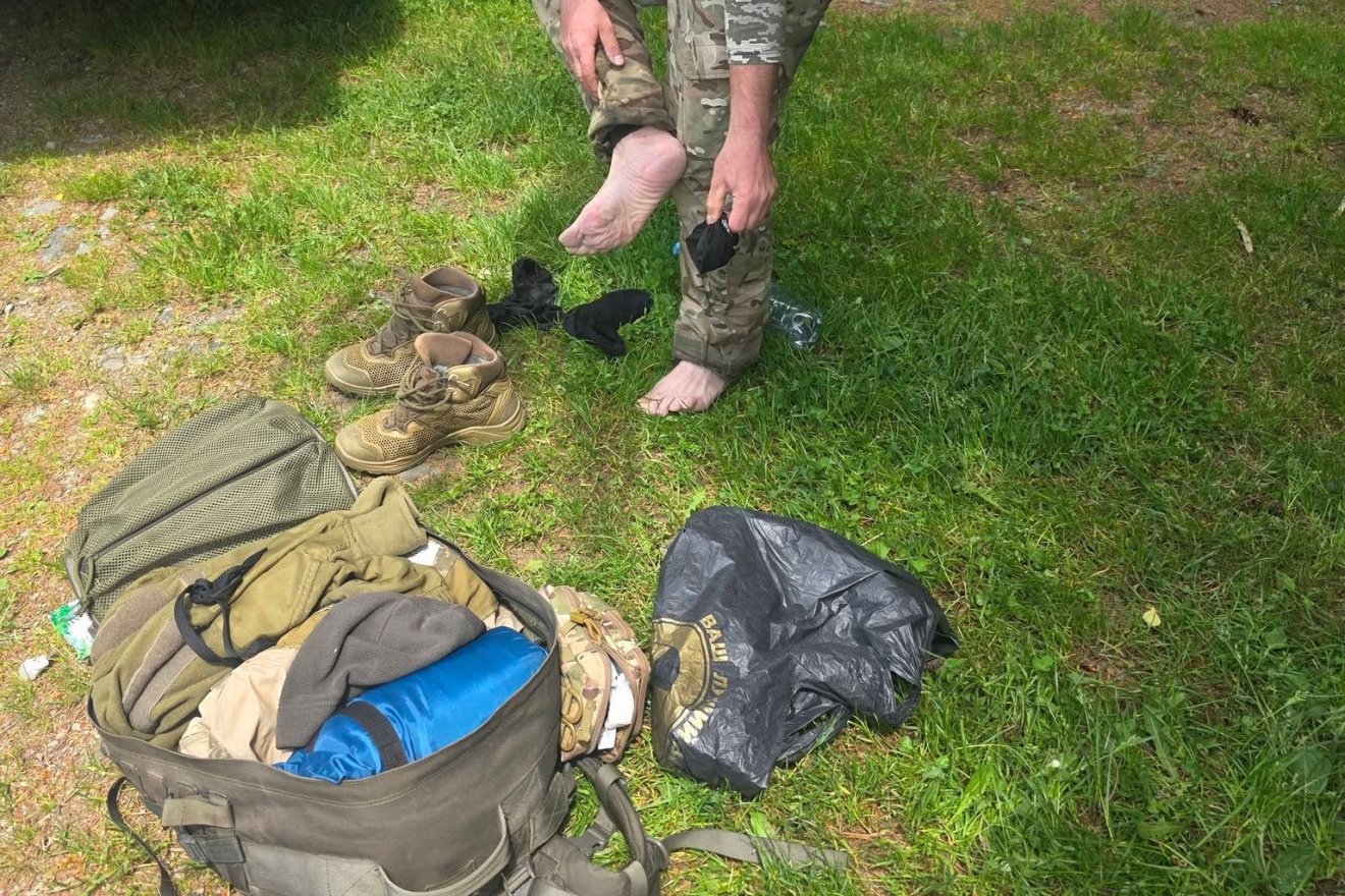 Nagyon jól fel volt szerelve, hátizsákjában étel és váltásruha is volt • Fotó: Facebook/Salvamont Maramures