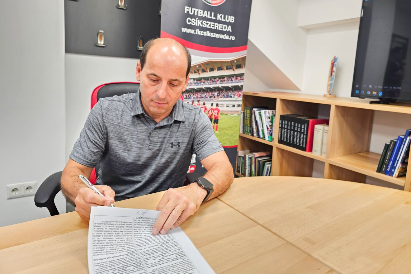 Aláírta szerződését Szabó István, az FK Csíkszereda új vezetőedzője