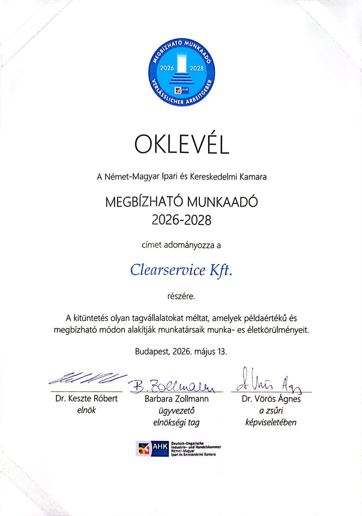 &bullet;  Fotó: Clearservice