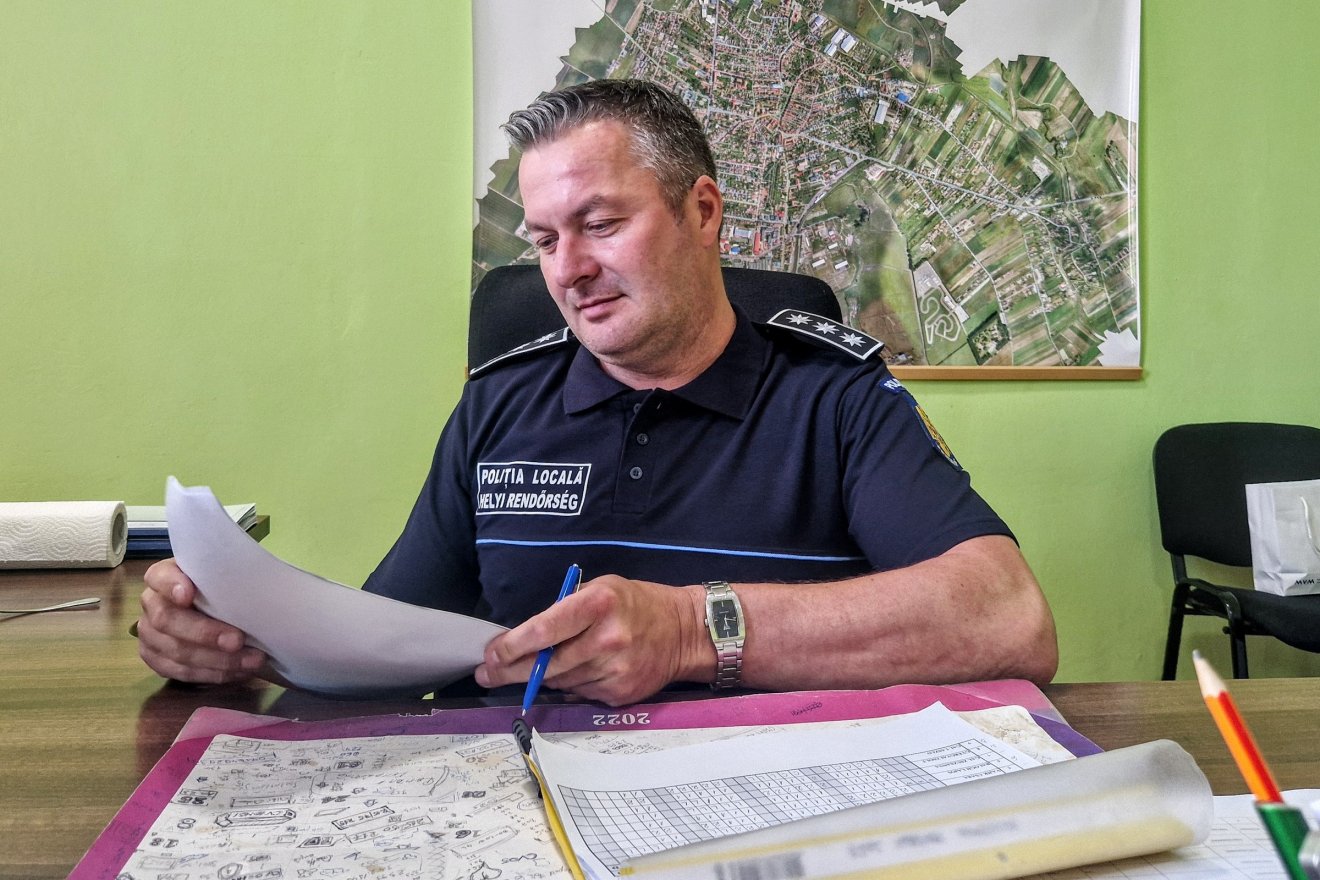 Croitoru Constantin 14 éve irányítja a kézdivásárhelyi helyi rendőröket