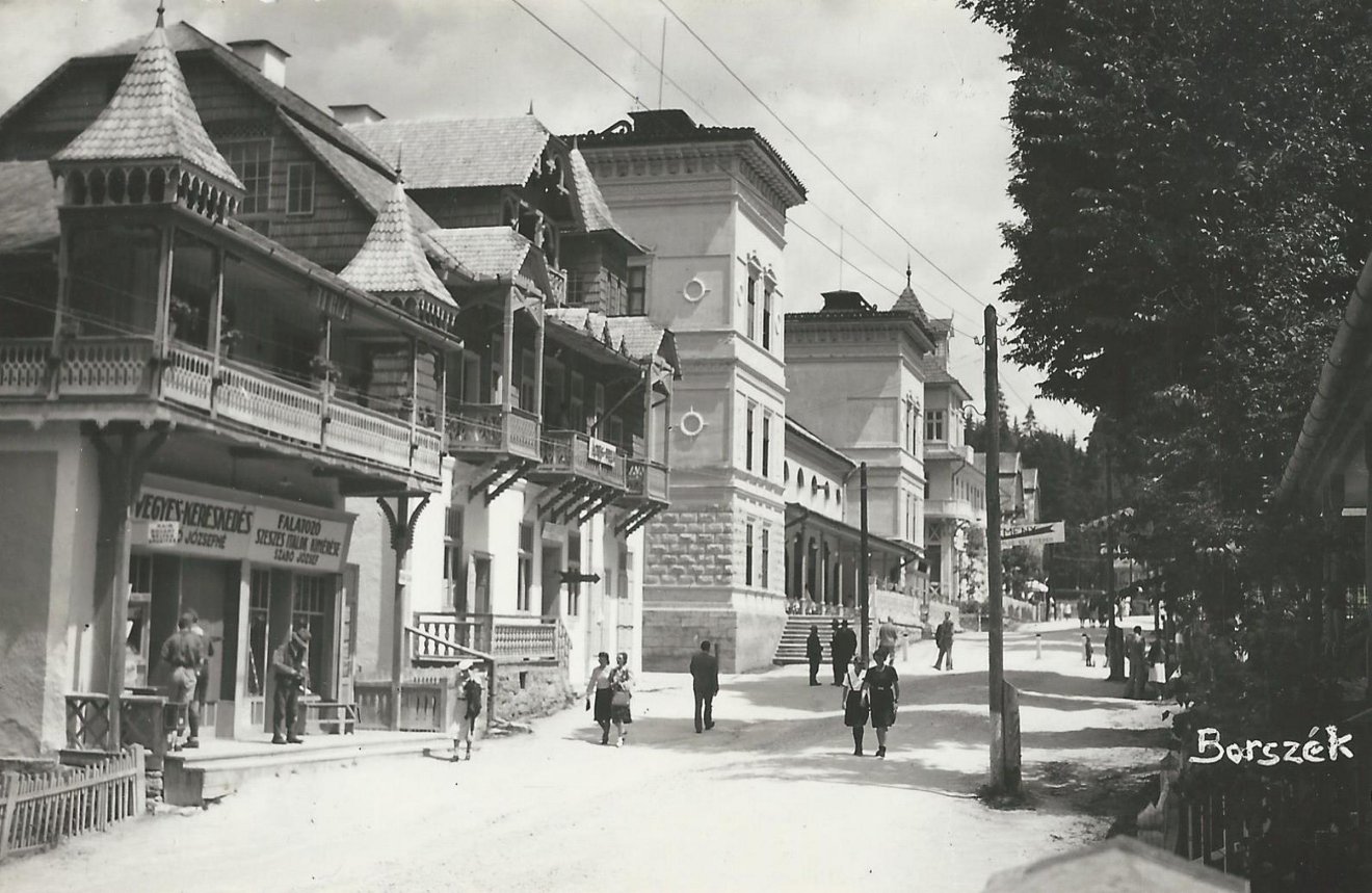 A borszéki Ágnes szálloda az 1930-as években