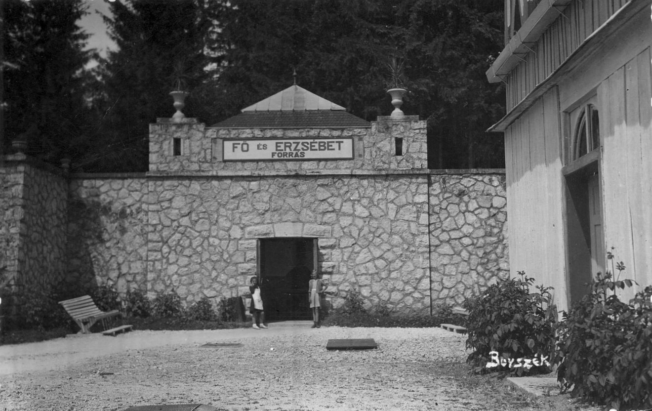 A borszéki gyógyfürdő 1930 körül