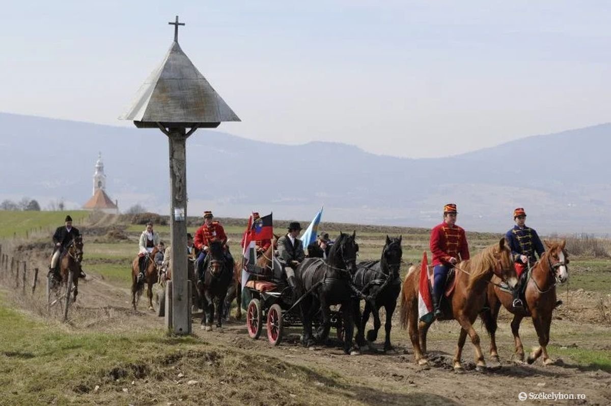 A határkerülést az egyik legismertebb húsvéti székely hagyományként tartják számon. Archív &bullet;  Fotó: Kristó Róbert