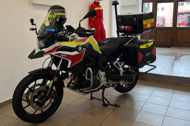 Új beavatkozó motorral bővült a Maros megyei tűzoltóság eszközparkja