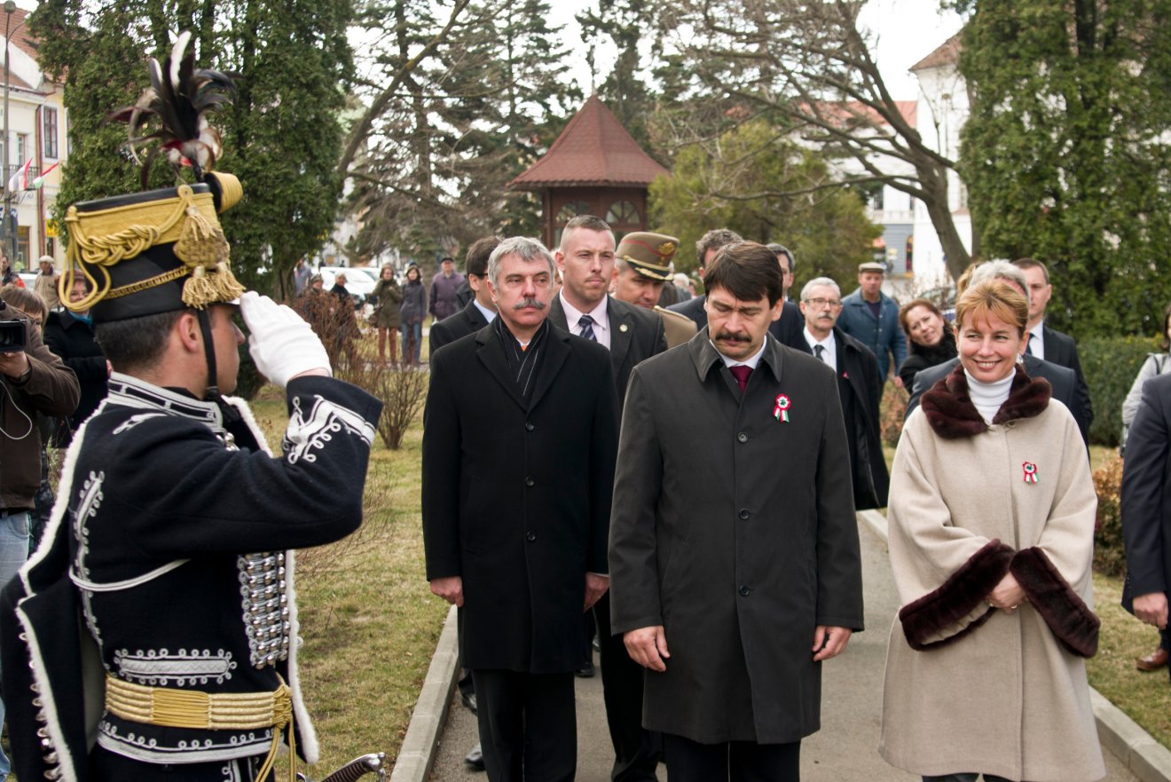 Áder János köztársasági elnök magánlátogatás keretében tette tiszteletét Kézdivásárhelyen