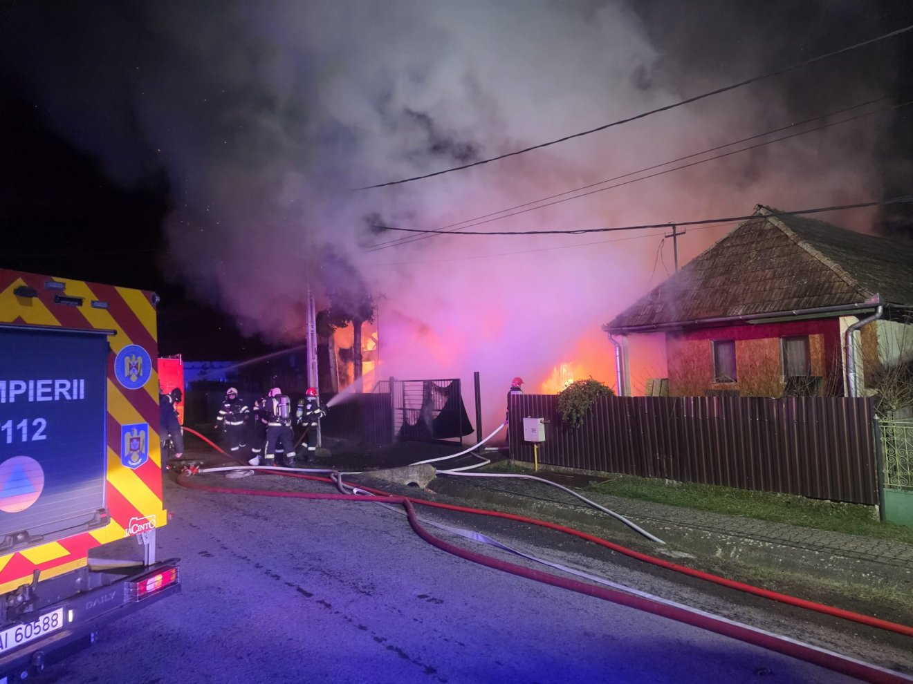 • Fotó: Maros megyei tűzoltóság