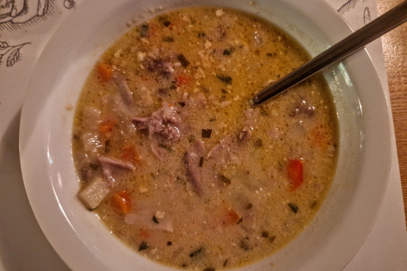 Bárányfejleves székelyesen