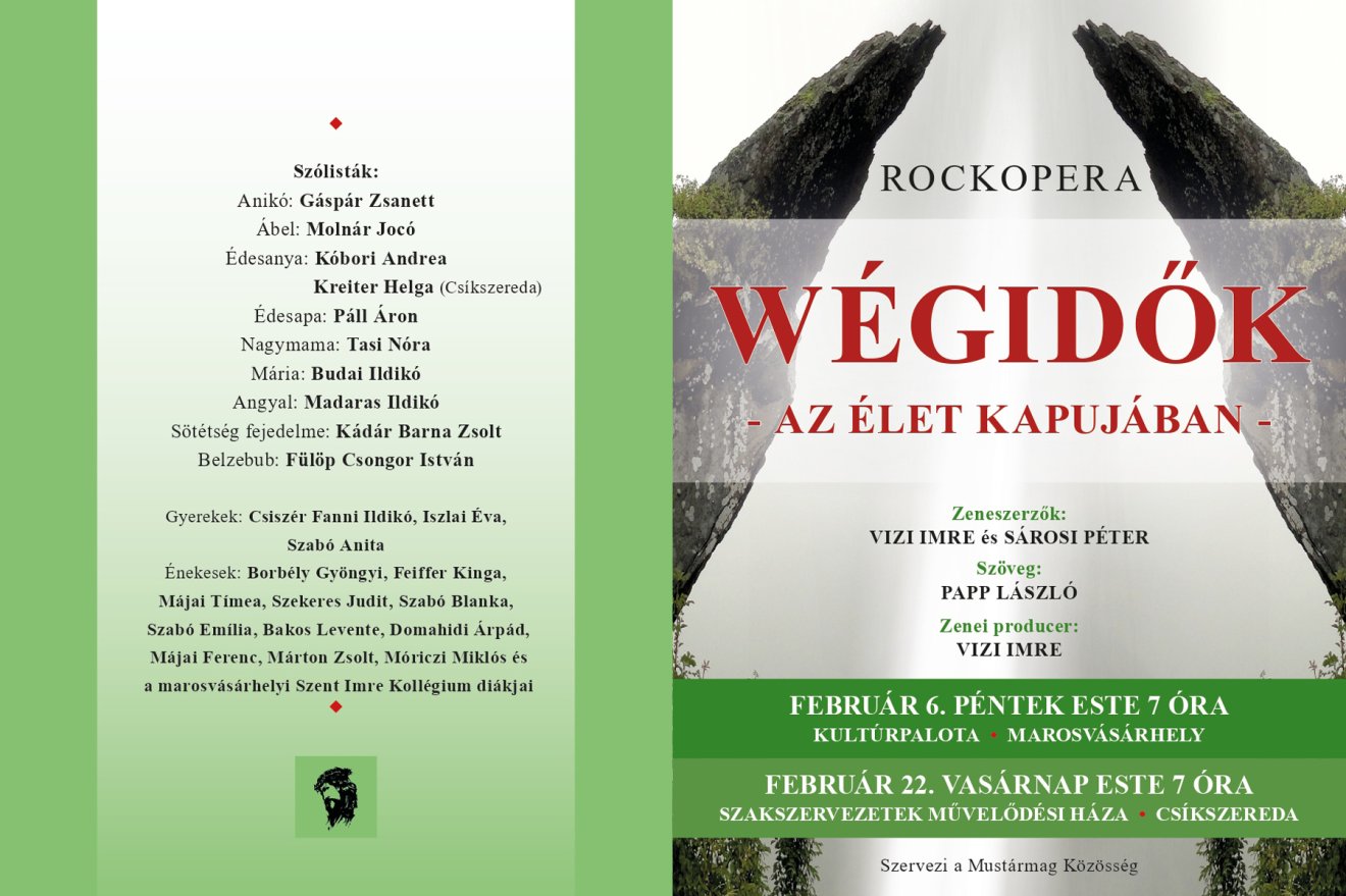 Új rockopera: Wégidők – Az élet kapujában