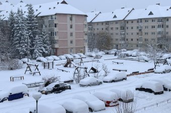Nagy havazással tért vissza a tél Székelyföldre is