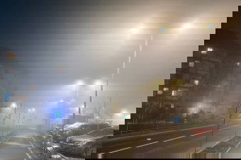 Szombat estére ismét rátelepedett a köd a Csíki-medencére