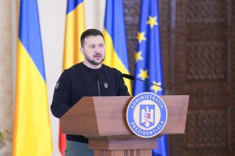 Sajtóértesülés: még ezen a héten Bukarestbe jön Volodimir Zelenszkij
