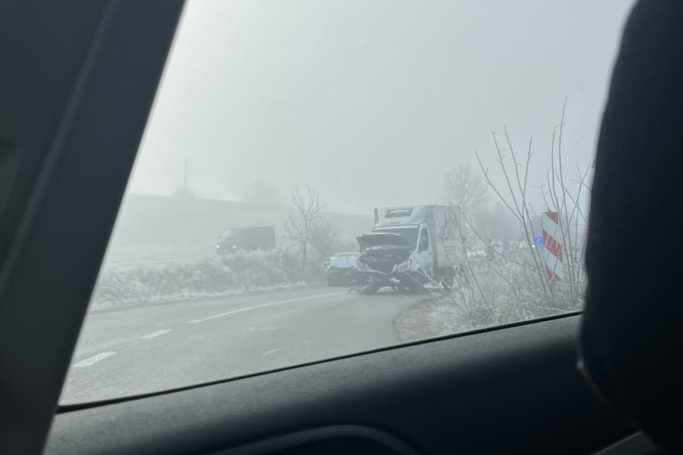 Frontális ütközés Oroszhegy községben