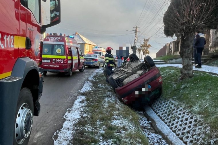 Balesetek követték egymást Maros megyében vasárnap reggel