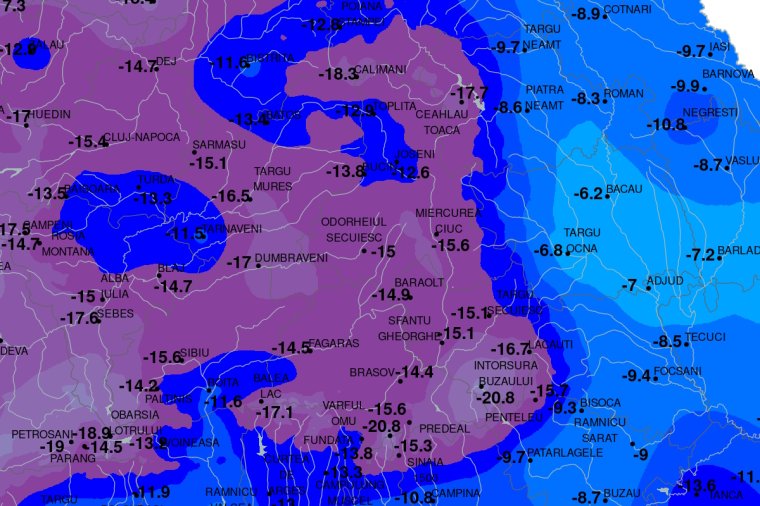 Sarkvidéki hideg: mínusz 20 fok alá esett a hőmérséklet Székelyföldön