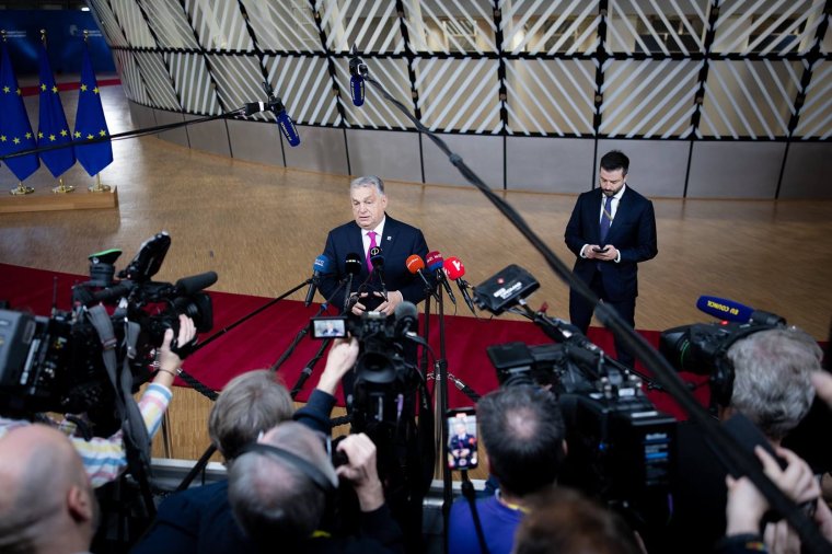 Orbán Viktor az EU-csúcson: nem a háborút kell finanszírozni, hanem a békét