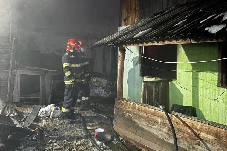 Fiatal férfi sérült meg egy szovátai lakástűzben