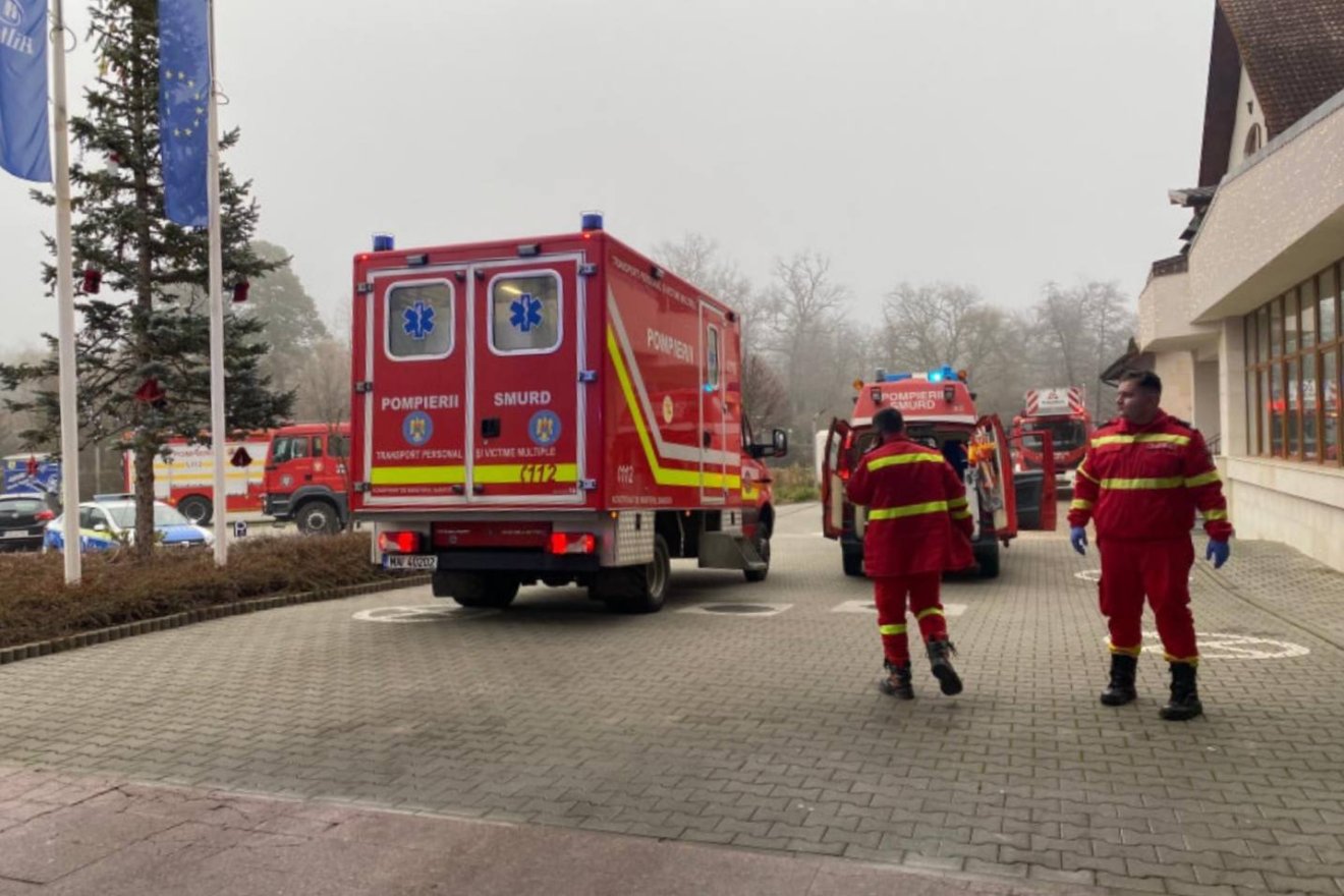 &bullet;  Fotó: Szeben megyei tűzoltóság