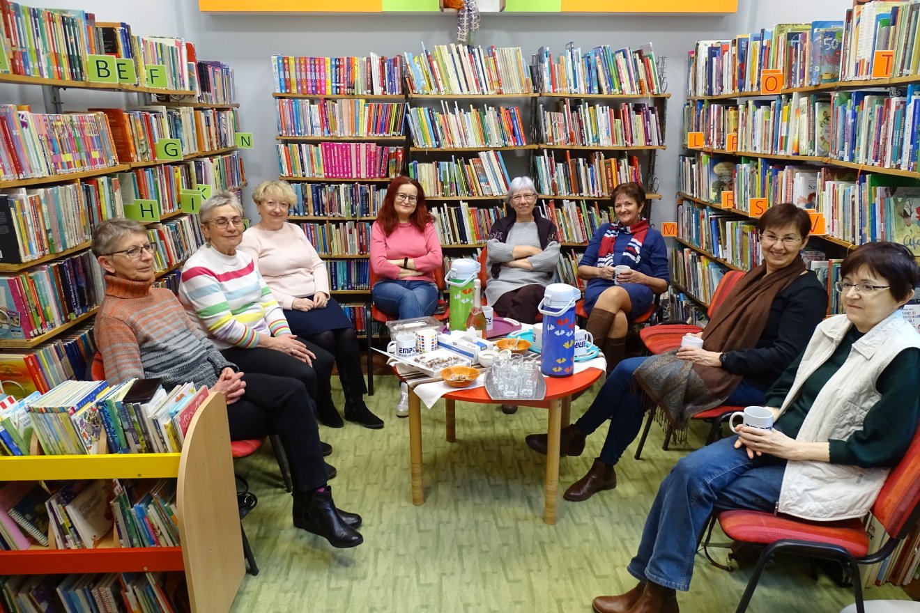 A biblioterápiás klubéletet dr. Vántsa Judit élesztette újra