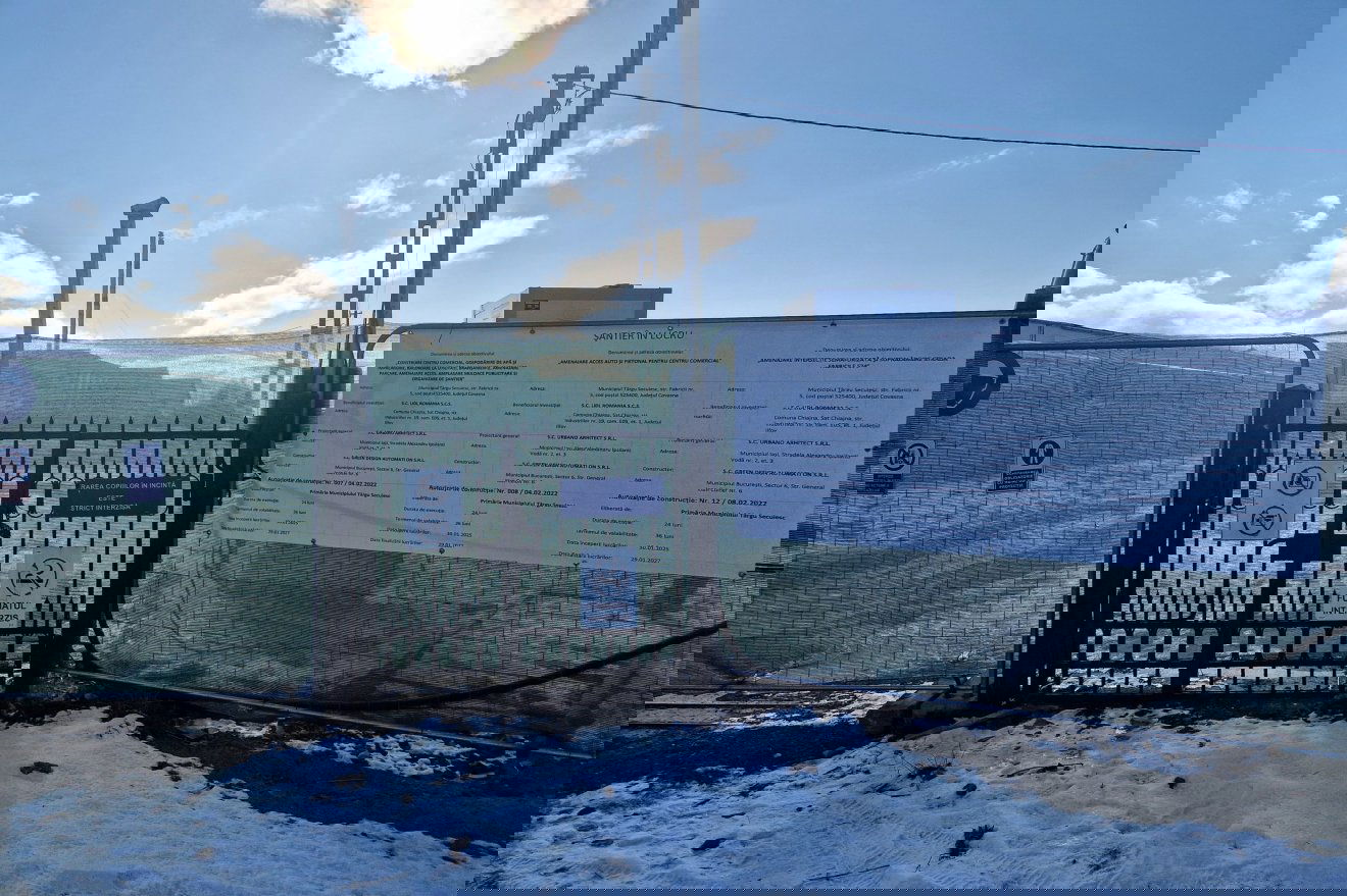 Az új szupermarketnek elvileg a jövő év elejéig kell megépülnie