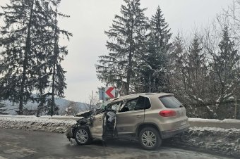 Három autó ütközött össze Csíkszereda közelében