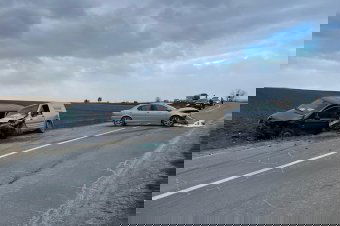 Három autó ütközött Csíkszentmiklós és Csíkszereda között