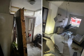Bejutottak a robbanás után a tömbházlakásba, és megmutatták, mit találtak – fotók