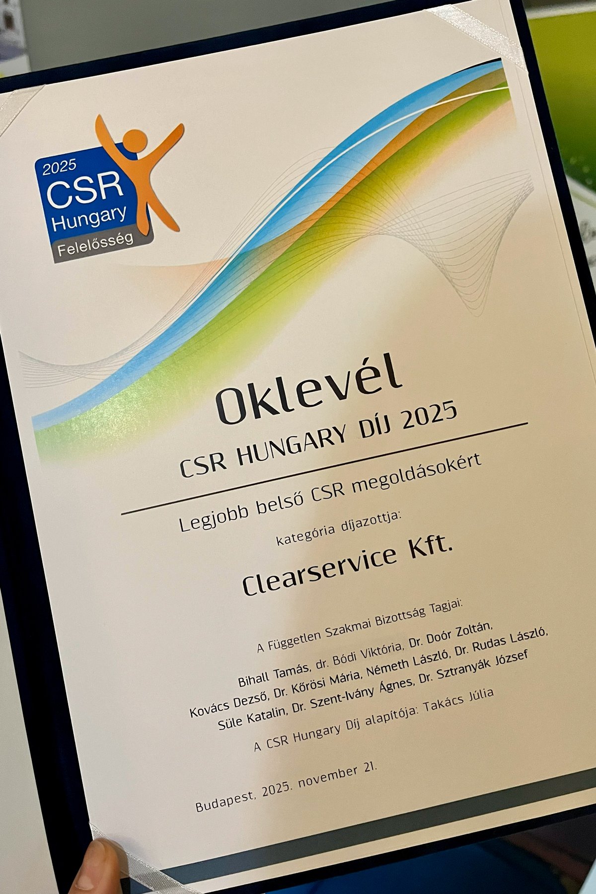 &bullet;  Fotó: Clearservice