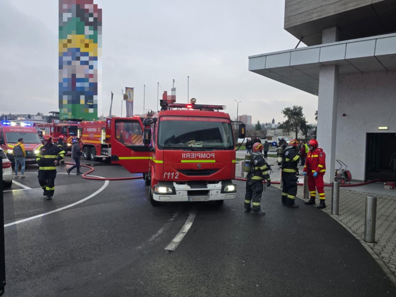 • Fotó: Maros megyei tűzoltóság