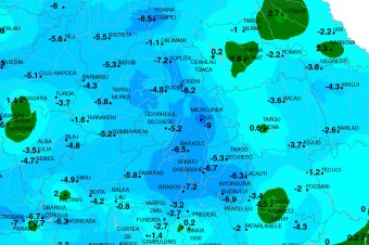 Fagyos reggelre ébredt Székelyföld