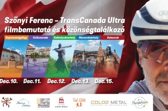 Szőnyi Ferenc ultratriatlon-világbajnok exkluzív film- és élményestje Székelyföldre érkezik