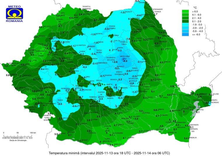 Ködös, csípős reggelre ébredtek Csíkszeredában