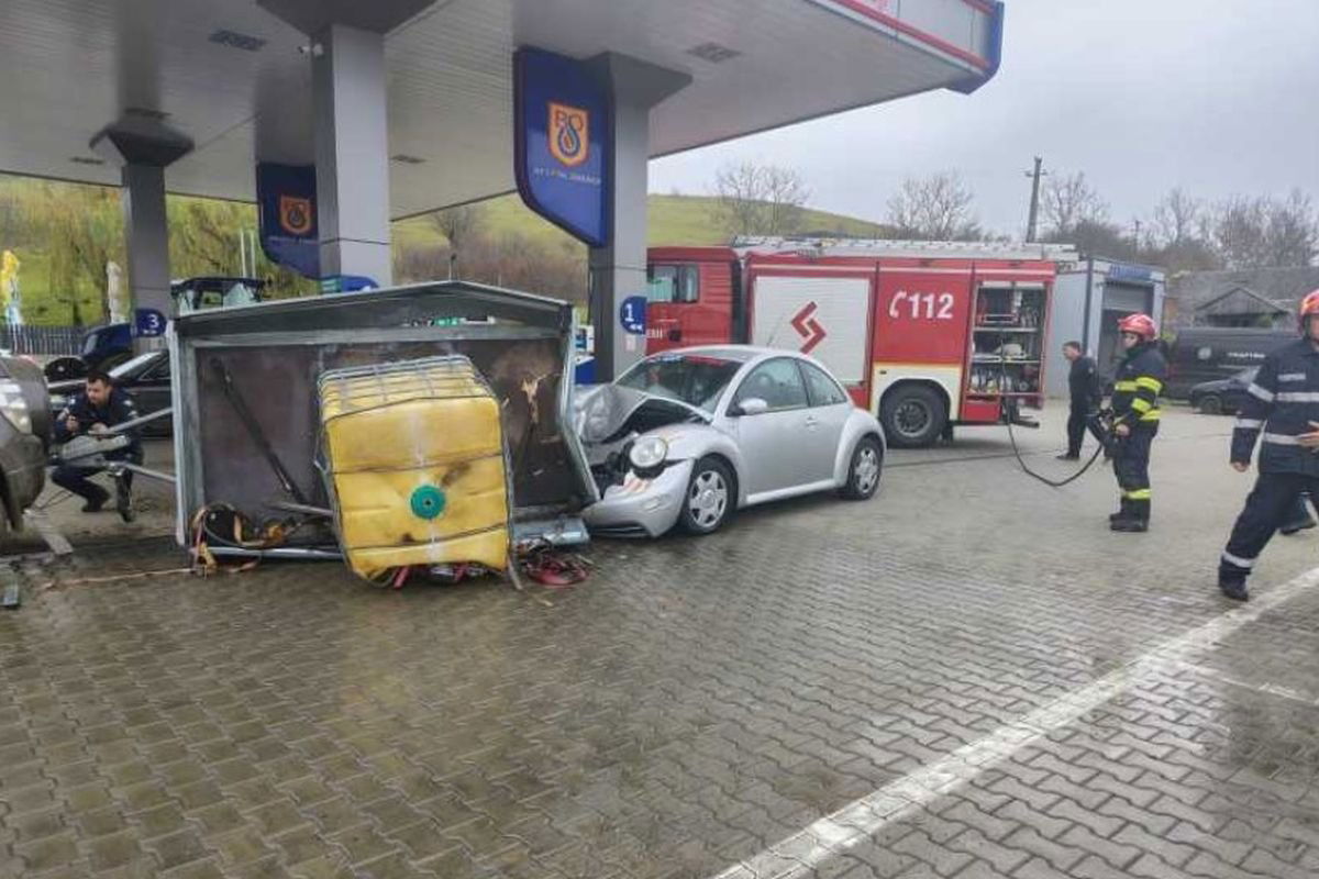 • Fotó: Beszterce-Naszód megyei tűzoltóság