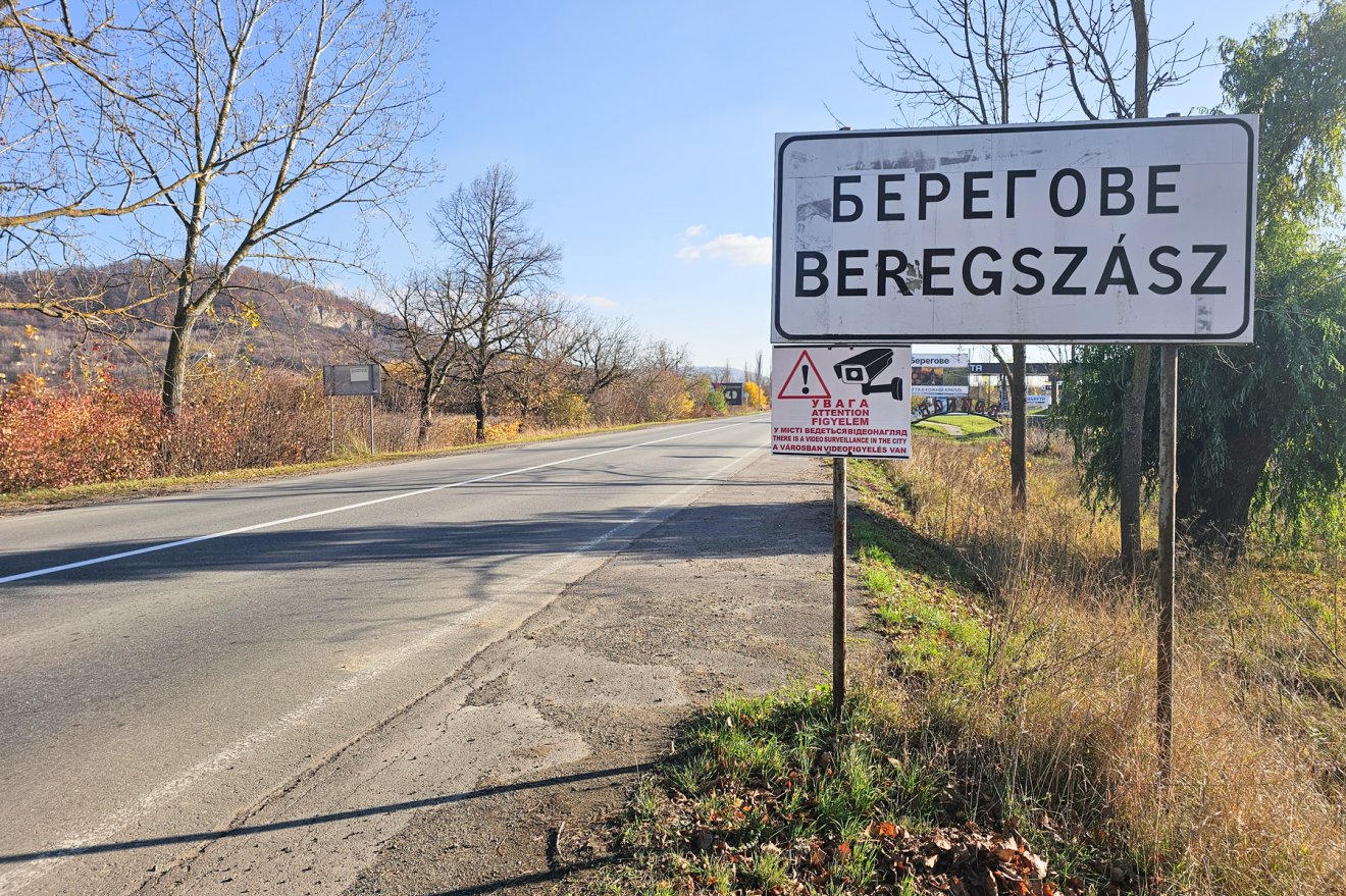 A határtól Beregszászig tartó háromnegyed órás utunk alatt féltucatnyi falun haladunk át •  Fotó: Kozán István