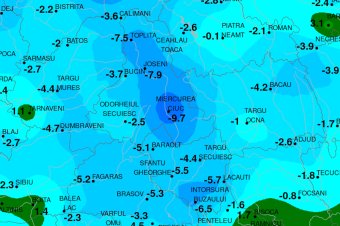 Újabb hidegrekord dőlt meg a Székelyföldön