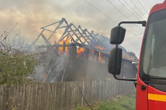 Melléképület gyúlt ki Mezőrücsön