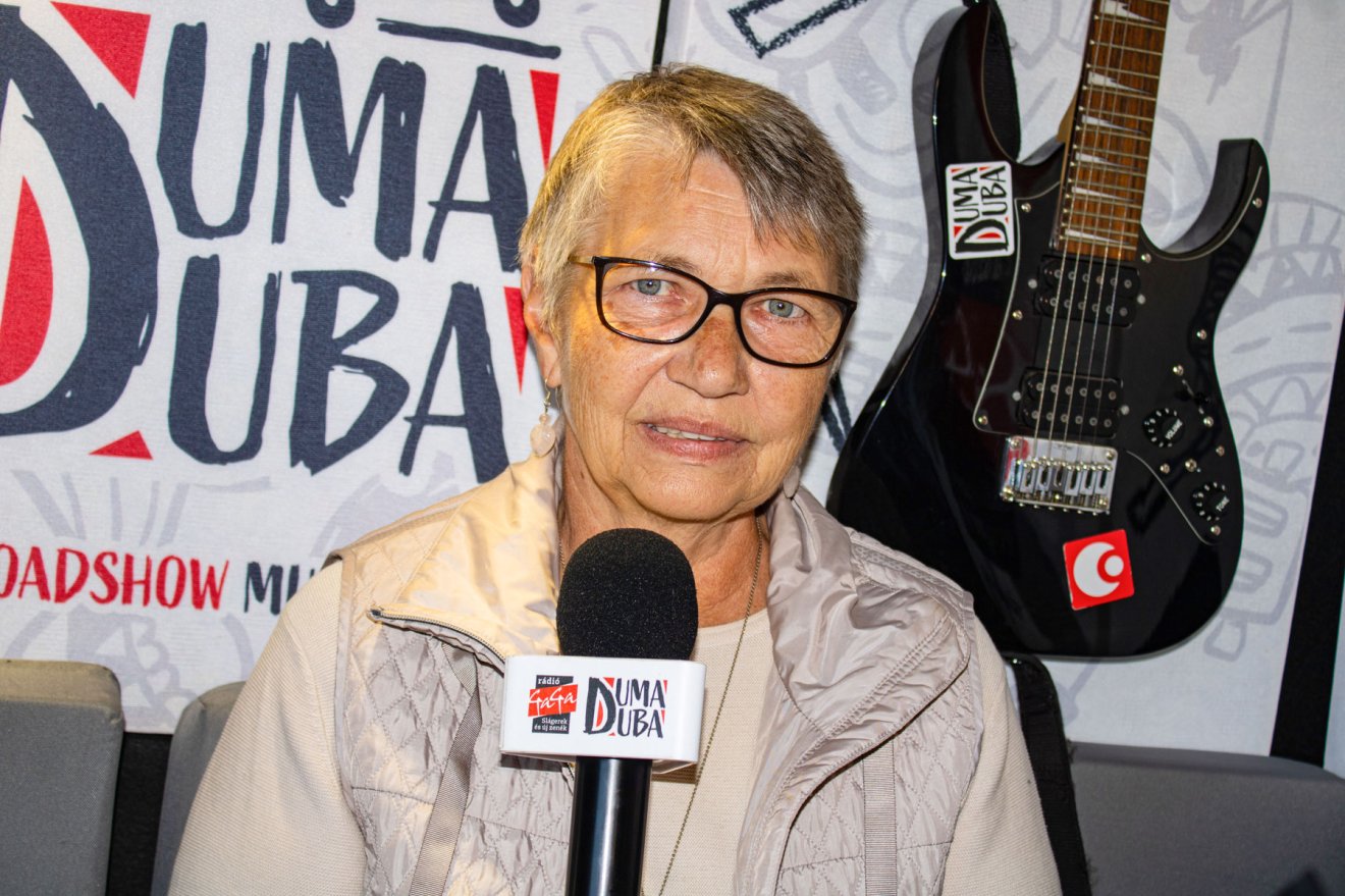 A Gyimesi Skanzen főzőcsapatának képviseletében Szász Marika volt a Rádió GaGa vendége •  Fotó: Rádió GaGa