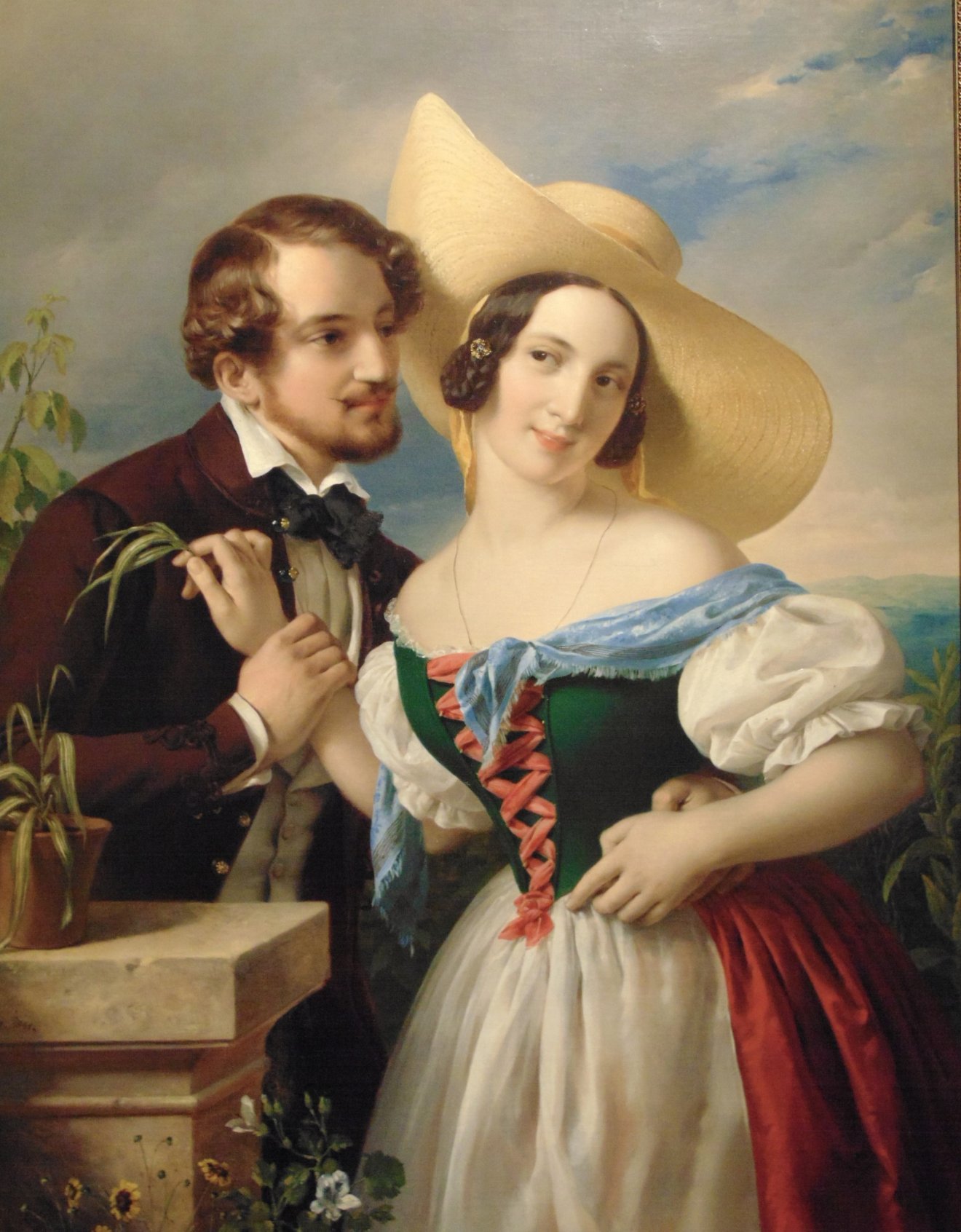 Barabás Miklós: Szalagfű (Enyelgés) (1841)